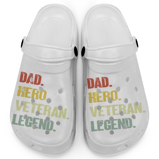 Dad hero veteran legend Clogs