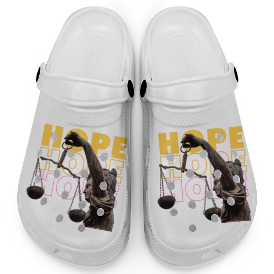 Black and yellow modern hope Clogs