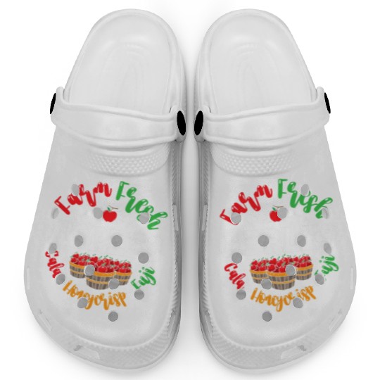 Apple Picking Farmer Fall For Toddlers Kids Women Clogs