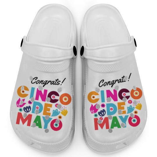 Colorful Mexican Cinco de May Clogs