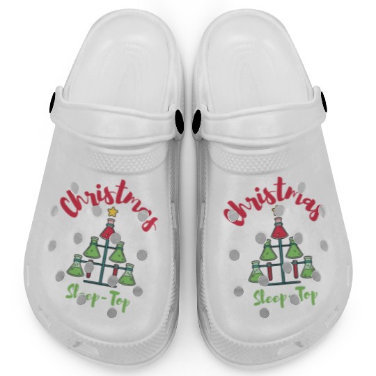 Funny Chemistry Science Teacher Chemist Christmas Clogs