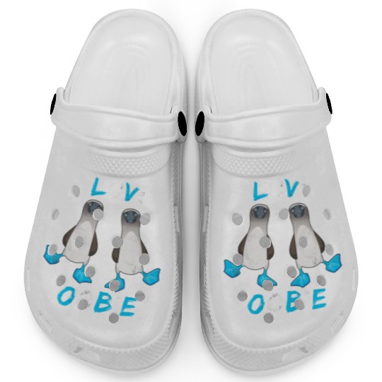 I Love Boobies Funny Booby Bird Clogs