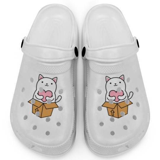 Cats Make My Life Worth It Cute Cat Lover Clogs