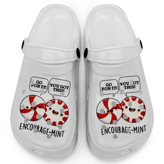 Encourage Mint Cute Candy Clogs