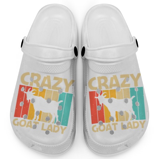 Cool Goat Design For Women Girls Goat Farmer Clogs