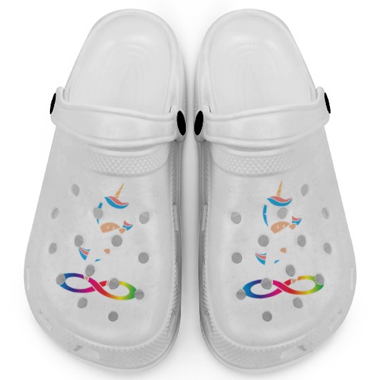 Dancing To A Different Beat Neurodiversity Unicorn Clogs