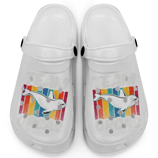 Team Orcas Orca Protect Whale Sea Clogs