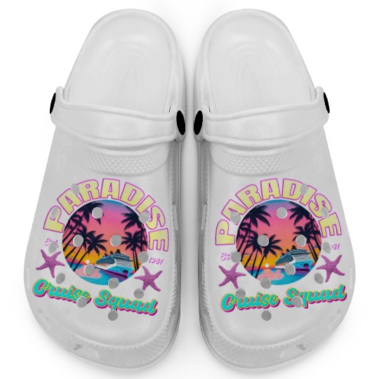Paradise Cruise Squad: 80's Miami Cruise Ship Clogs