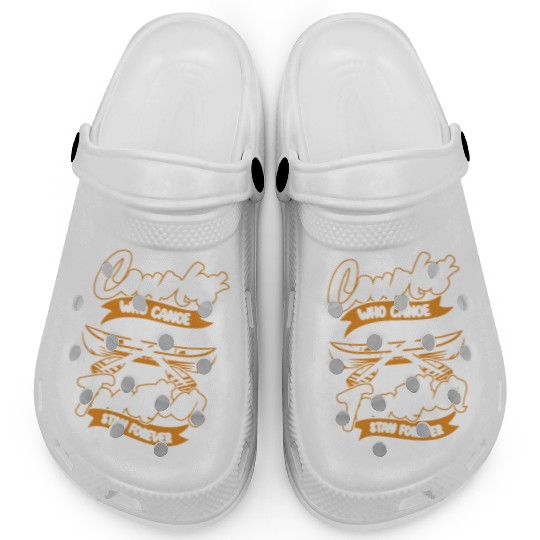 Canoe Canoeing Canoeist Couple Clogs