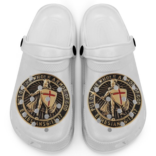 Armor Of God Christian Knight Clogs