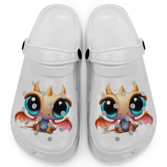 CUTE DRAGON FANTASY MEDIEVAL TIMES Clogs