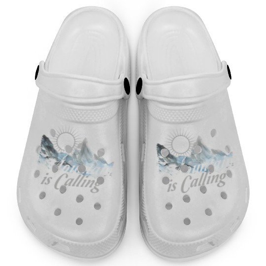 Hiking Mountain is Calling Hike Vintage Clogs