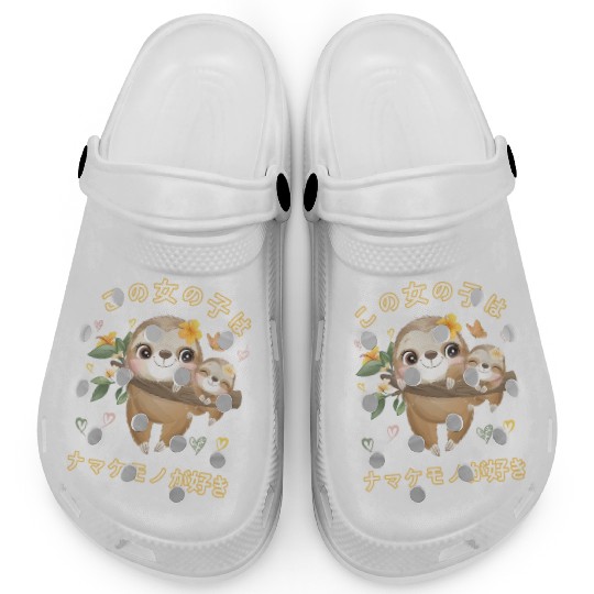 Sloth Love Mom Sloth Clogs
