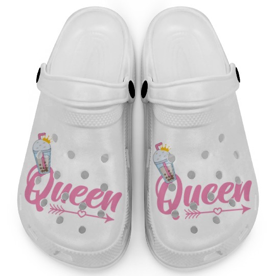 Boba Queen Bubble Tea Lover Boba Tea Drinker Clogs