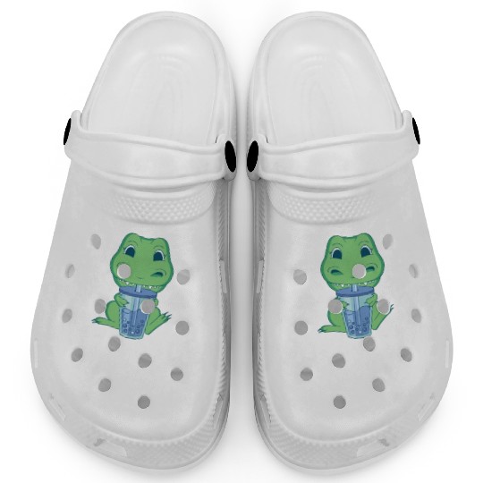 Boba Tea Rex Bubble Tea Lover Boba Tea Drinker Clogs