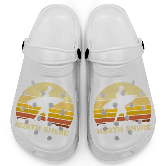 Vintage Sunset Clogs North Shore Hawaii