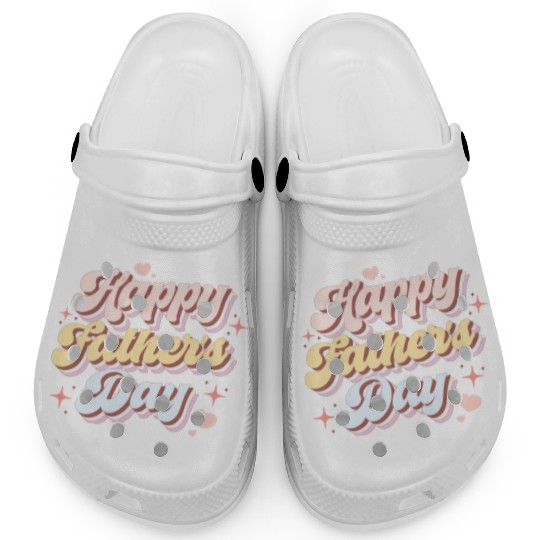 Groovy Happy Father's Day Clogs