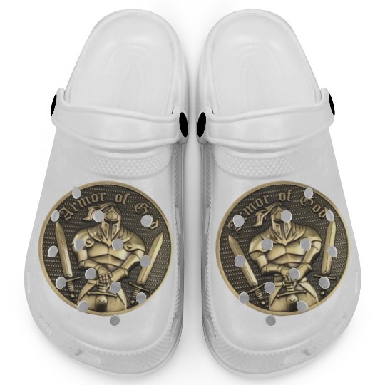 Armor of god christian knight Clogs