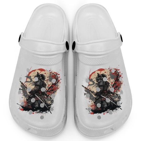 Samurai Warrior with Katana Clogs