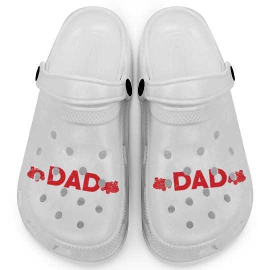 Lawn Enforcement Dad Outfit Cutting Grass Clogs