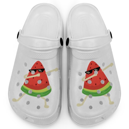 Dabbing Watermelon Melon summer Fruit Lover Clogs
