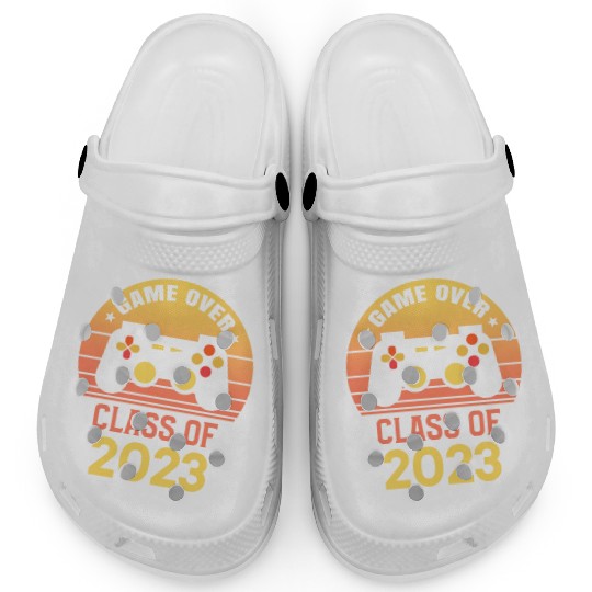 Game Over Class of 2023 Graduation Decorations Clogs