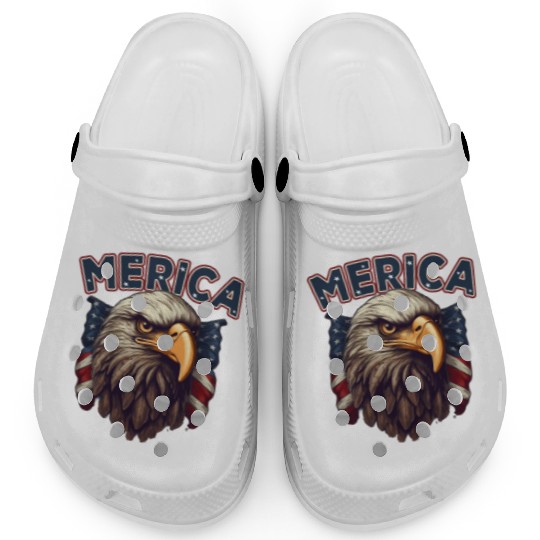 USA Independence Day 4th of July Labor Day Clogs
