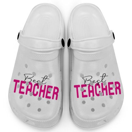 Best Teacher Funny Lover Clogs