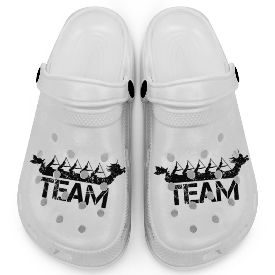 Dragon Boat Racing Team Graphic Design Clogs