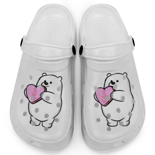 Valentine s Day Polar Bear Clogs