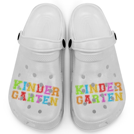 Team Kindergarten Teacher Graduation Clogs