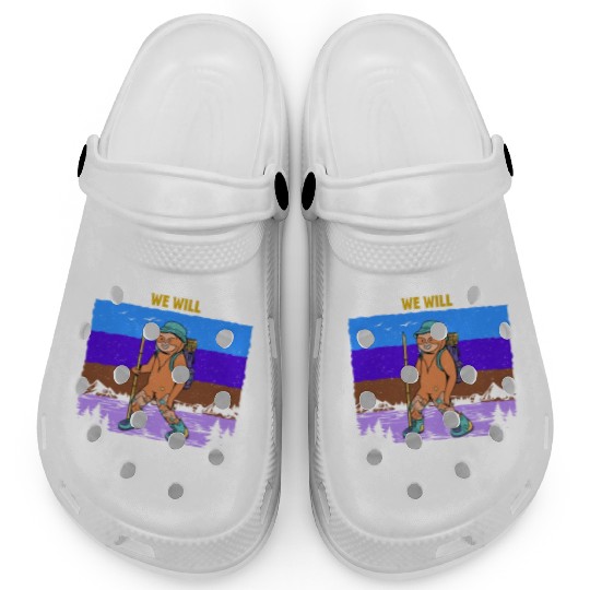 Sloth Hiking Team Wanderlust funny Mountaineer Clogs