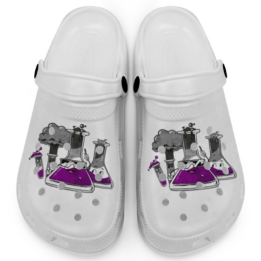 Asexual Pride Ace Flag Science Teacher Clogs