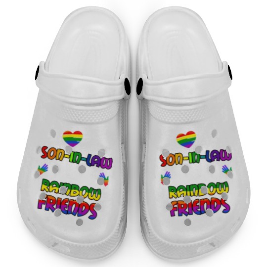 I Love My Son In Law And His Rainbow Friends Clogs