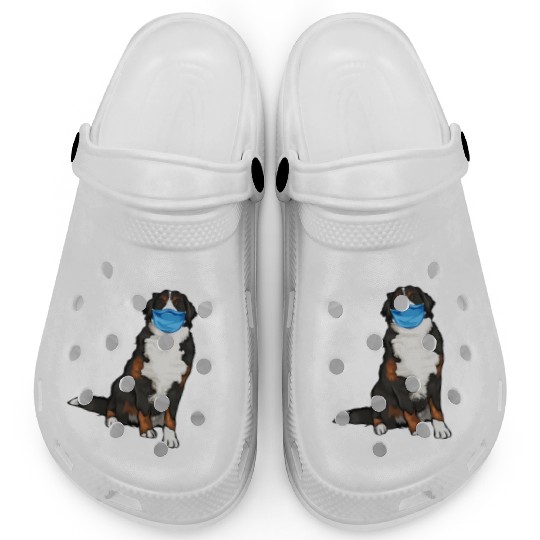 Bernese Mountain Dog Ew People Dog Wearing Face Clogs