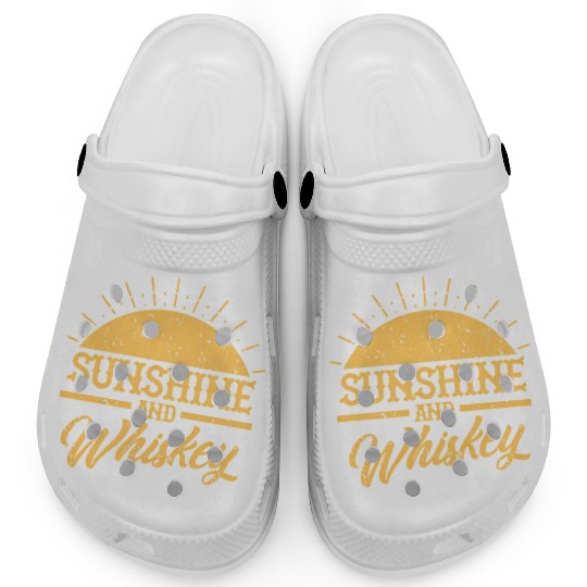 Sunshine And Whiskey Whisky Drinkers Clogs