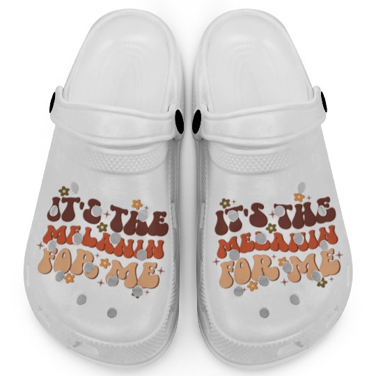 It's The Melanin For Me, Independence Day Clogs