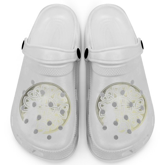 Celtic Knot Cat And The Moon Clogs