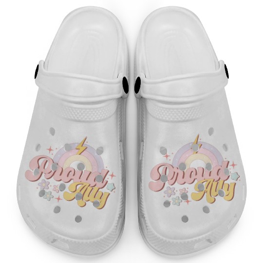 Proud Ally, LGBT Pride Month Clogs