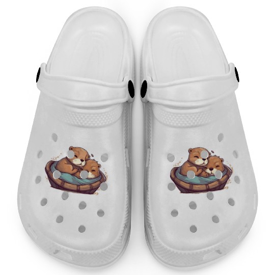 Official sleeping pajama Clogs sea otter