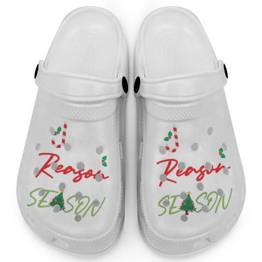 Jesus Is The Reason For The Season Candy Cane Clogs