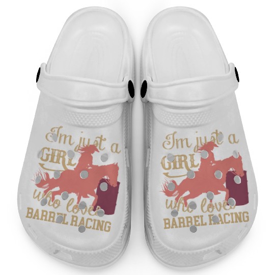Cowgirl Who Loves Barrel Racing Clogs