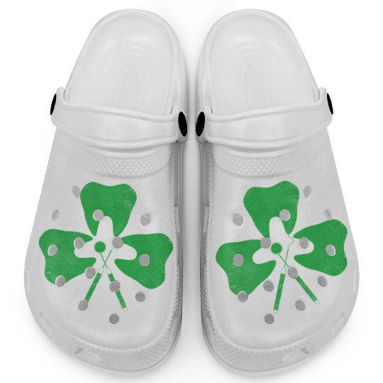 Dental Hygienist St PatricDay Shamrock Tooth Denti Clogs