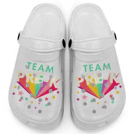 Team Pre K Teacher Back To School Clogs