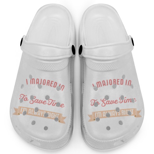 Psychology Major Studen Graduation College Clogs