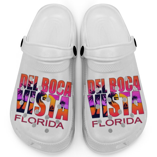 Del Boca Vista Retirement Community Novelty Clogs