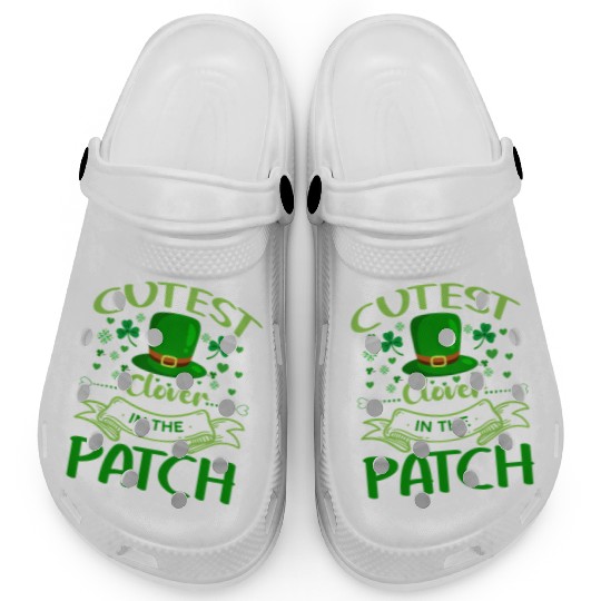 Cutest Clover In The Patch St PatricDay Clogs