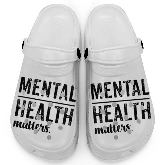 Mental Health Matters Wear Green Clogs