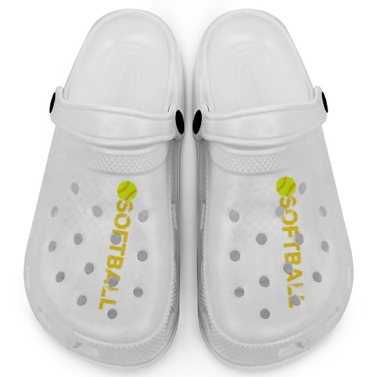 American Flag Softball Team Clogs