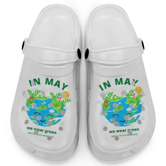 MENTAL HEALTH MATTERS We Wear Green Clogs